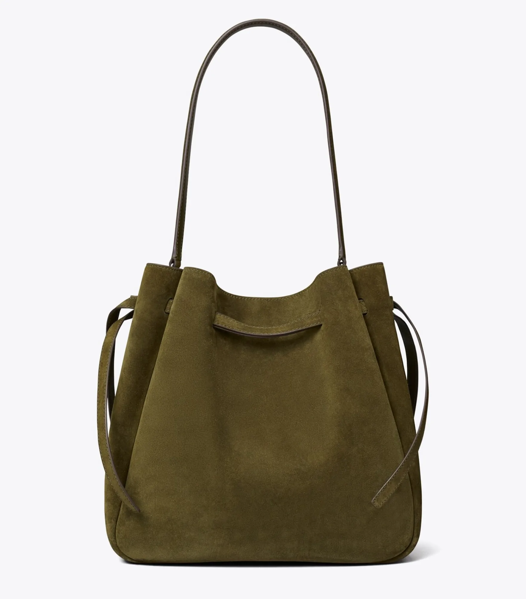 GROSSE ROMY BUCKET BAG AUS WILDLEDER