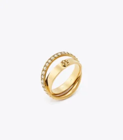 ICON DOPPELRING MIT PAVÉ