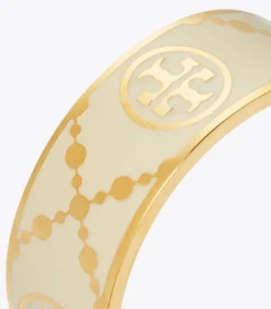 ICON EMAILLE-RING MIT T-MONOGRAMM