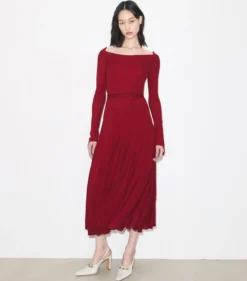 JERSEYKLEID AUS VISKOSE