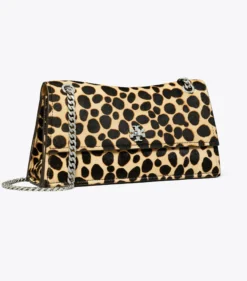 KIRA SCHULTERTASCHE AUS KALBSHAAR MIT DREHVERSCHLUSS