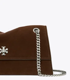 KIRA SCHULTERTASCHE AUS WILDLEDER MIT DREHVERSCHLUSS