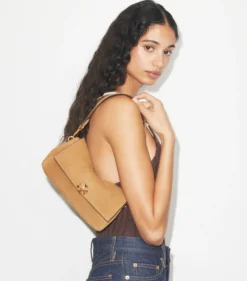 KLEINE CHARLIE SCHULTERTASCHE AUS WILDLEDER