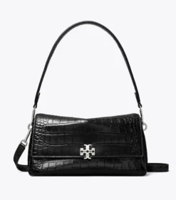 KLEINE CHARLIE SCHULTERTASCHE MIT KROKOPRÄGUNG
