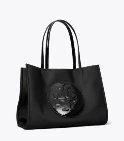 KLEINE ELLA TOTE BAG AUS LACKLEDER