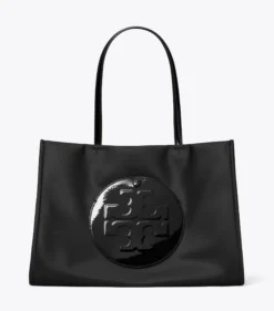 KLEINE ELLA TOTE BAG AUS LACKLEDER
