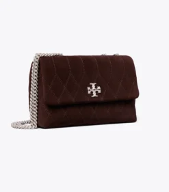 KLEINE, GESTEPPTE KIRA SCHULTERTASCHE AUS WILDLEDER