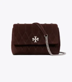 KLEINE, GESTEPPTE KIRA SCHULTERTASCHE AUS WILDLEDER