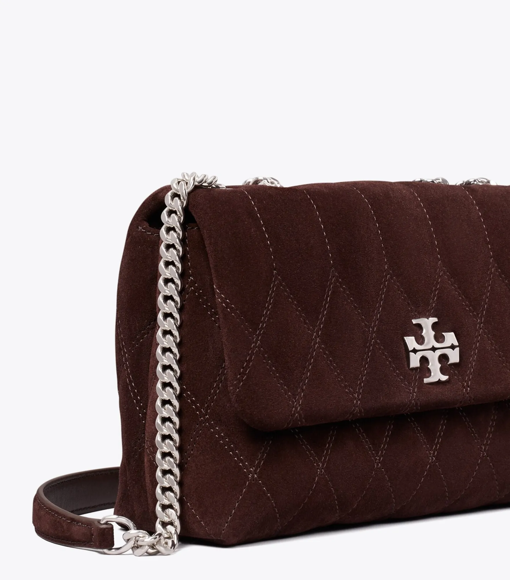 KLEINE, GESTEPPTE KIRA SCHULTERTASCHE AUS WILDLEDER