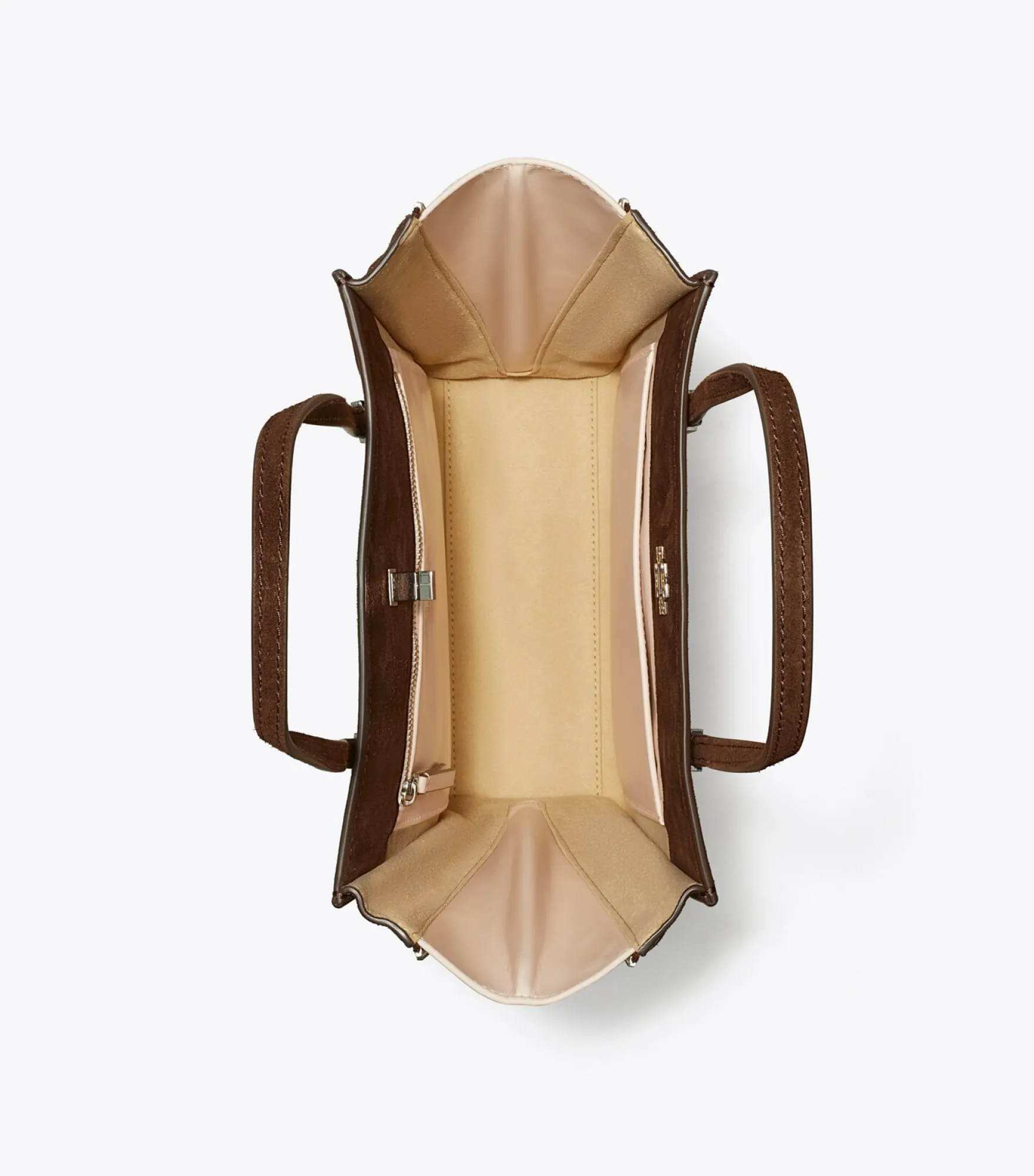 KLEINE KIRA TOTE BAG AUS WILDLEDER MIT DREHVERSCHLUSS