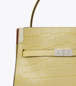 KLEINE LEE RADZIWILL DOUBLE BAG MIT PRÄGUNG