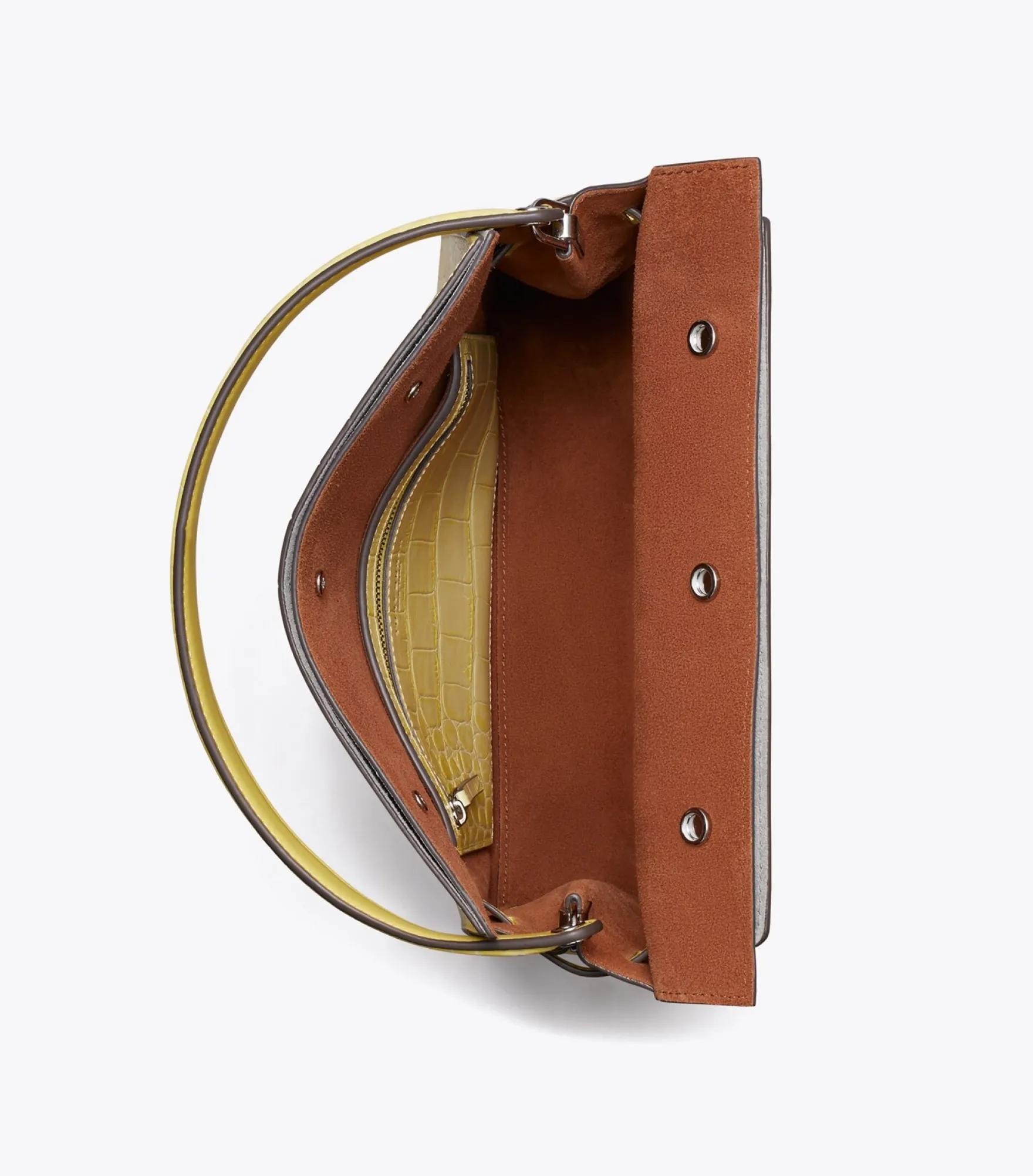 KLEINE LEE RADZIWILL DOUBLE BAG MIT PRÄGUNG