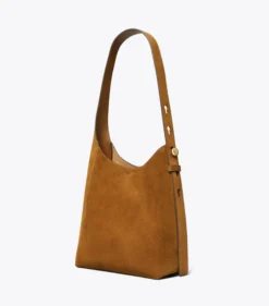 KLEINE ROMY HOBO BAG AUS WILDLEDER