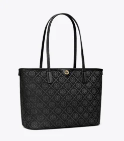 KLEINE TOTE BAG MIT T-MONOGRAMM UND REISSVERSCHLUSS