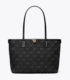 KLEINE TOTE BAG MIT T-MONOGRAMM UND REISSVERSCHLUSS