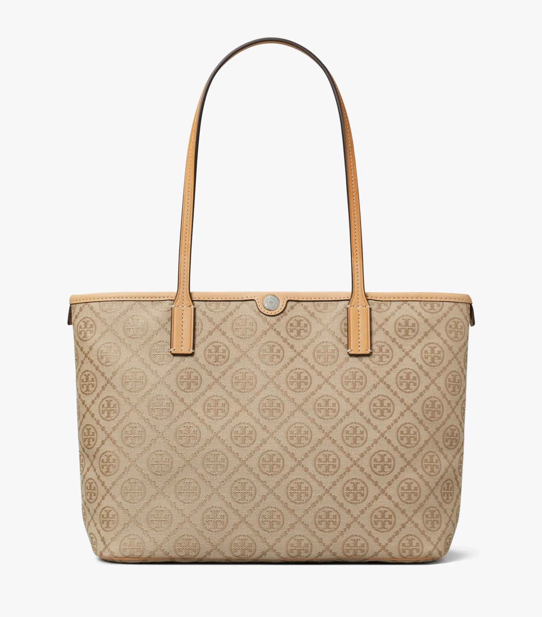 KLEINE TOTE BAG MIT T-MONOGRAMM UND REISSVERSCHLUSS