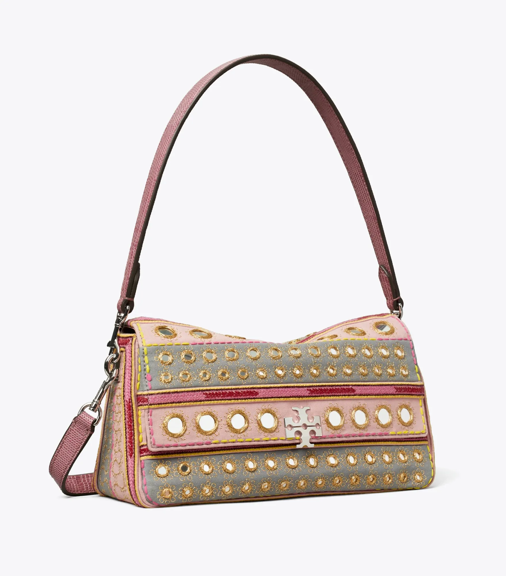 KLEINE VERZIERTE CHARLIE SCHULTERTASCHE