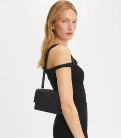 KLEINE, WANDELBARE FLEMING SCHULTERTASCHE AUS POLIERTEM NARBENLEDER
