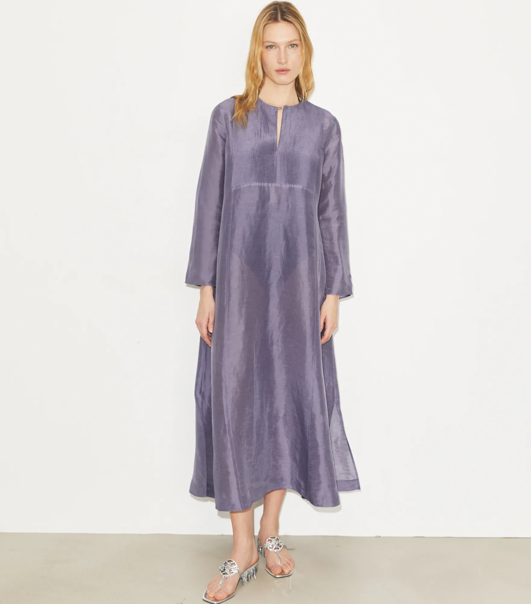 LANGER LEINENKAFTAN