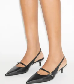 MARY JANE SLINGBACK MIT DOPPEL-T UND SCHNALLE