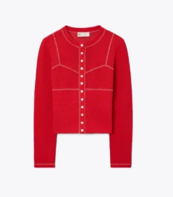 MESHCARDIGAN AUS BAUMWOLLE UND NYLON