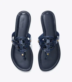 MILLER SANDALE AUS LACKLEDER