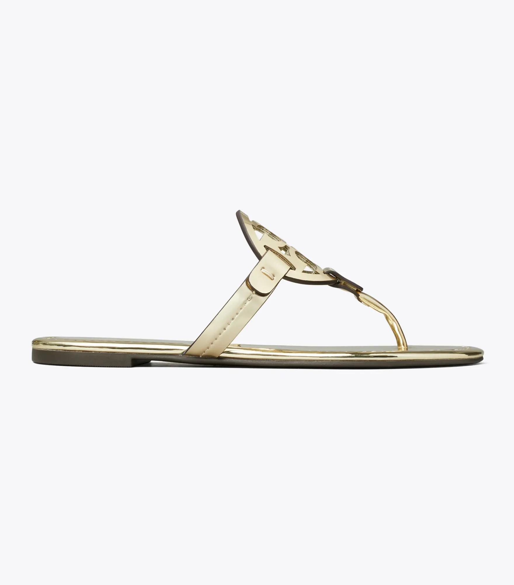 MILLER SANDALE IN METALLIC