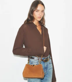 MINI ELEANOR HENKELTASCHE AUS WILDLEDER
