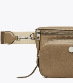MINI-GÜRTELTASCHE AUS STRUKTURLEDER