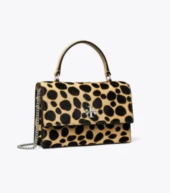 MINI KIRA CALF HAIR TOP-HANDLE CROSSBODY