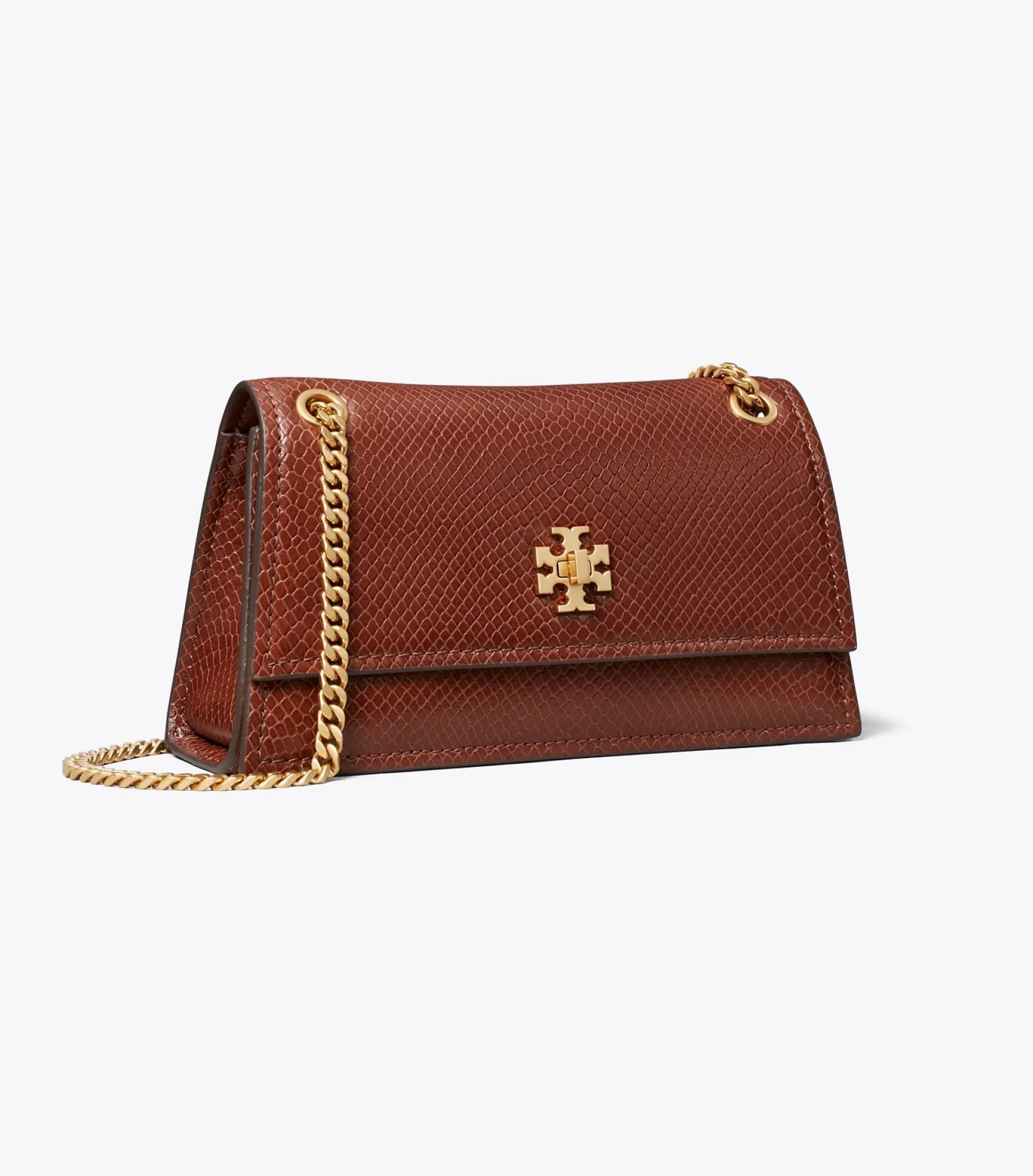 MINI KIRA SCHULTERTASCHE MIT DREHVERSCHLUSS UND SCHLANGENHAUTPRÄGUNG