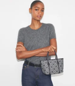 MINI PERRY TOTE BAG MIT T-MONOGRAMM