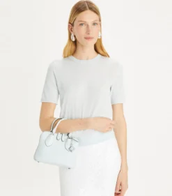 MINI SWING HENKELTASCHE AUS LEDER MIT T-MONOGRAMM