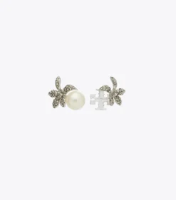 MOONDANCE OHRSTECKER MIT PERLEN UND BLUMEN