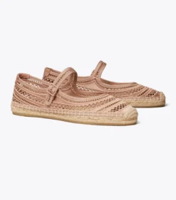 OPEN WEAVE MARY-JANE-ESPADRILLE