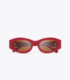 OVALE SONNENBRILLE MIT PIERCINGDETAIL