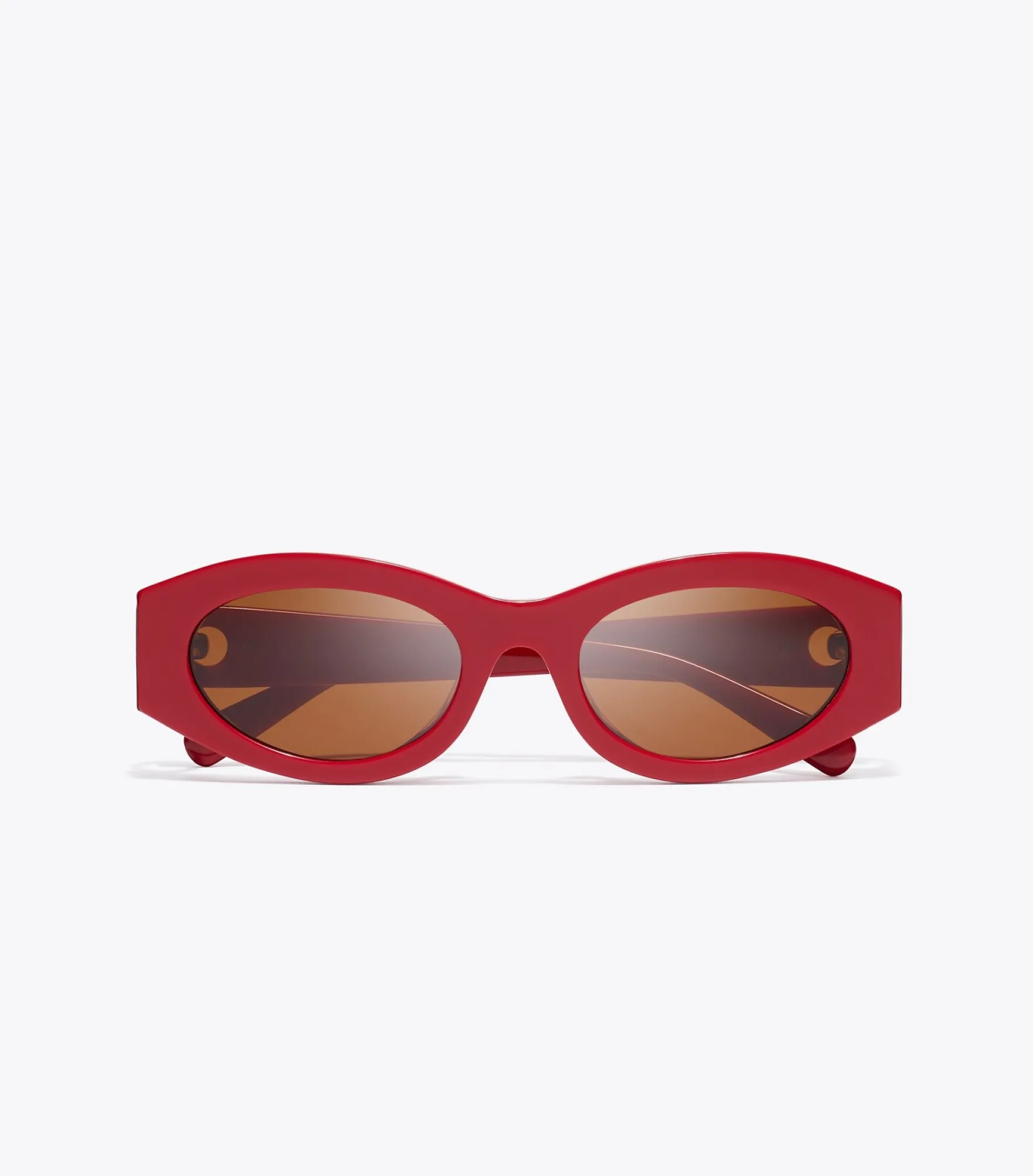 OVALE SONNENBRILLE MIT PIERCINGDETAIL