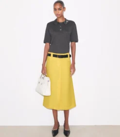 OVERSIZE-POLOSHIRT AUS SEIDE