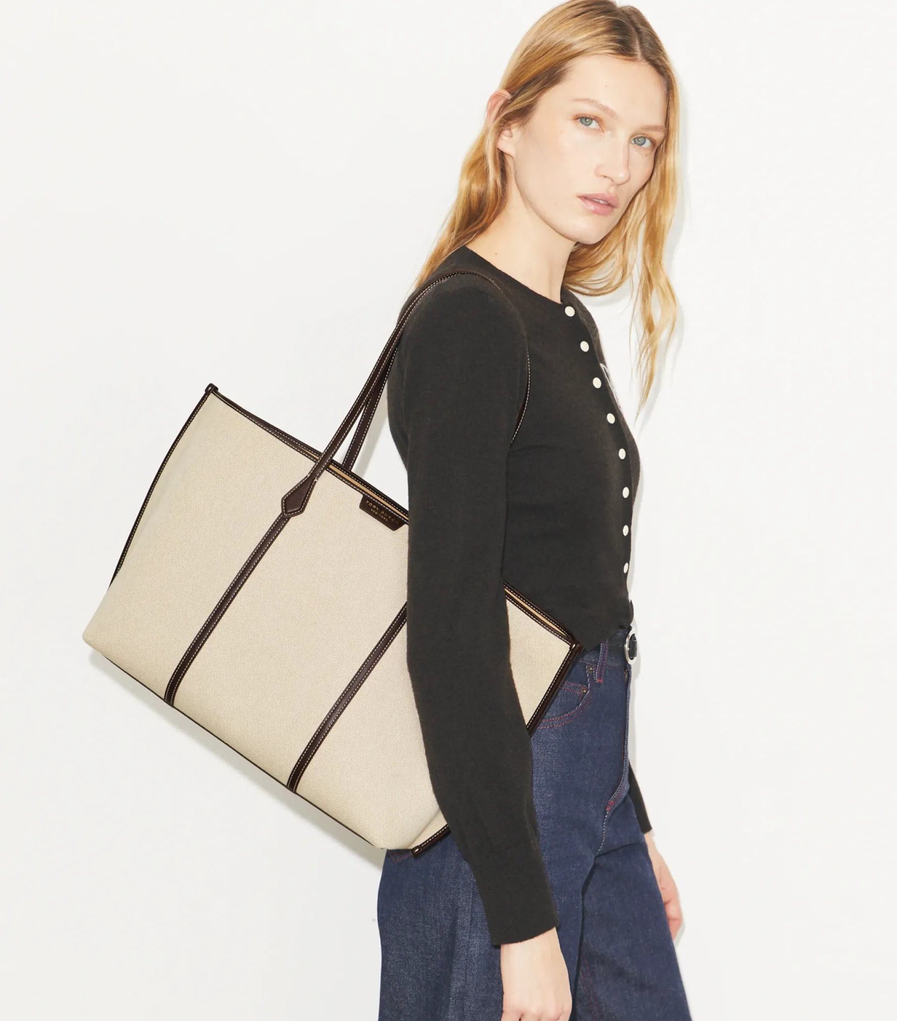 PERRY TOTE BAG AUS CANVAS