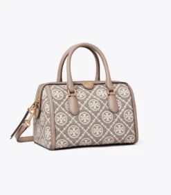 PETITE BARREL BAG AUS BESCHICHTETEM JACQUARD MIT T-MONOGRAMM
