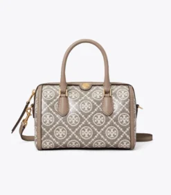 PETITE BARREL BAG AUS BESCHICHTETEM JACQUARD MIT T-MONOGRAMM