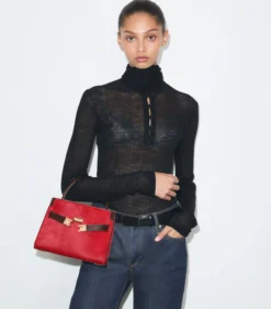 PETITE LEE RADZIWILL DOUBLE BAG AUS KALBSHAAR