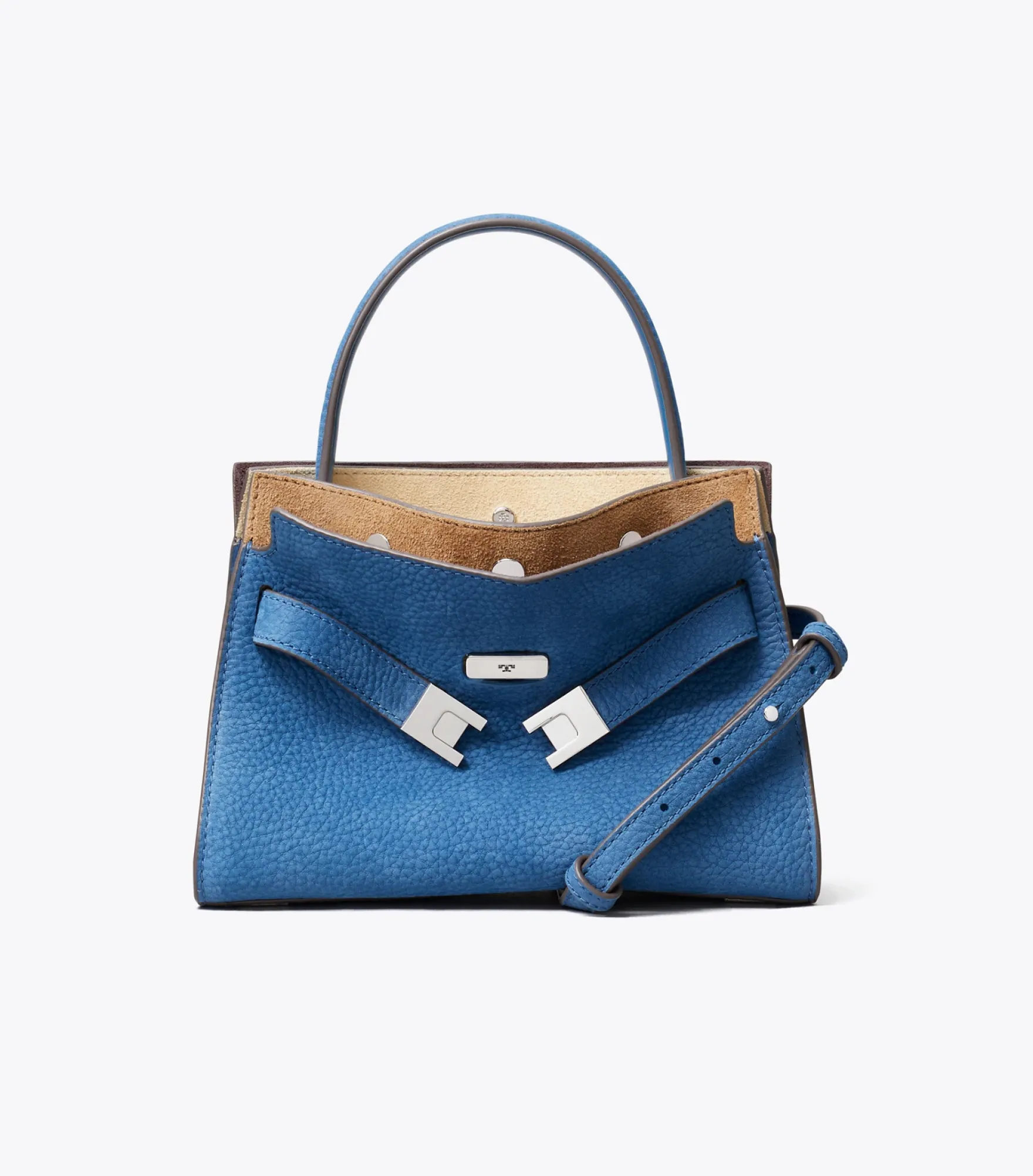 PETITE LEE RADZIWILL DOUBLE BAG AUS NUBUKLEDER