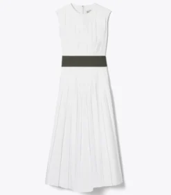 PLISSEE-POPELINEKLEID