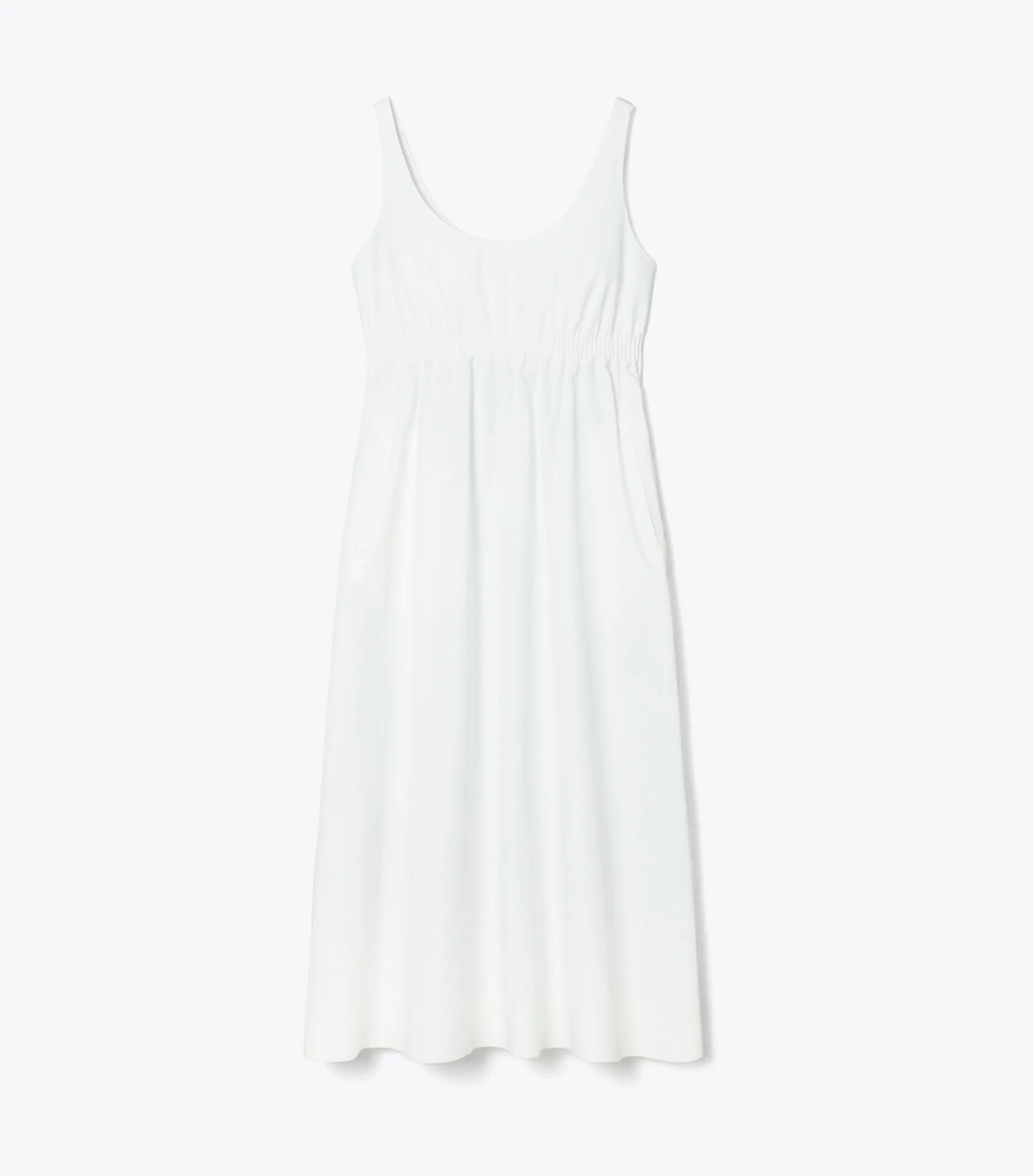 POPELINE-KLEID MIT BONDING