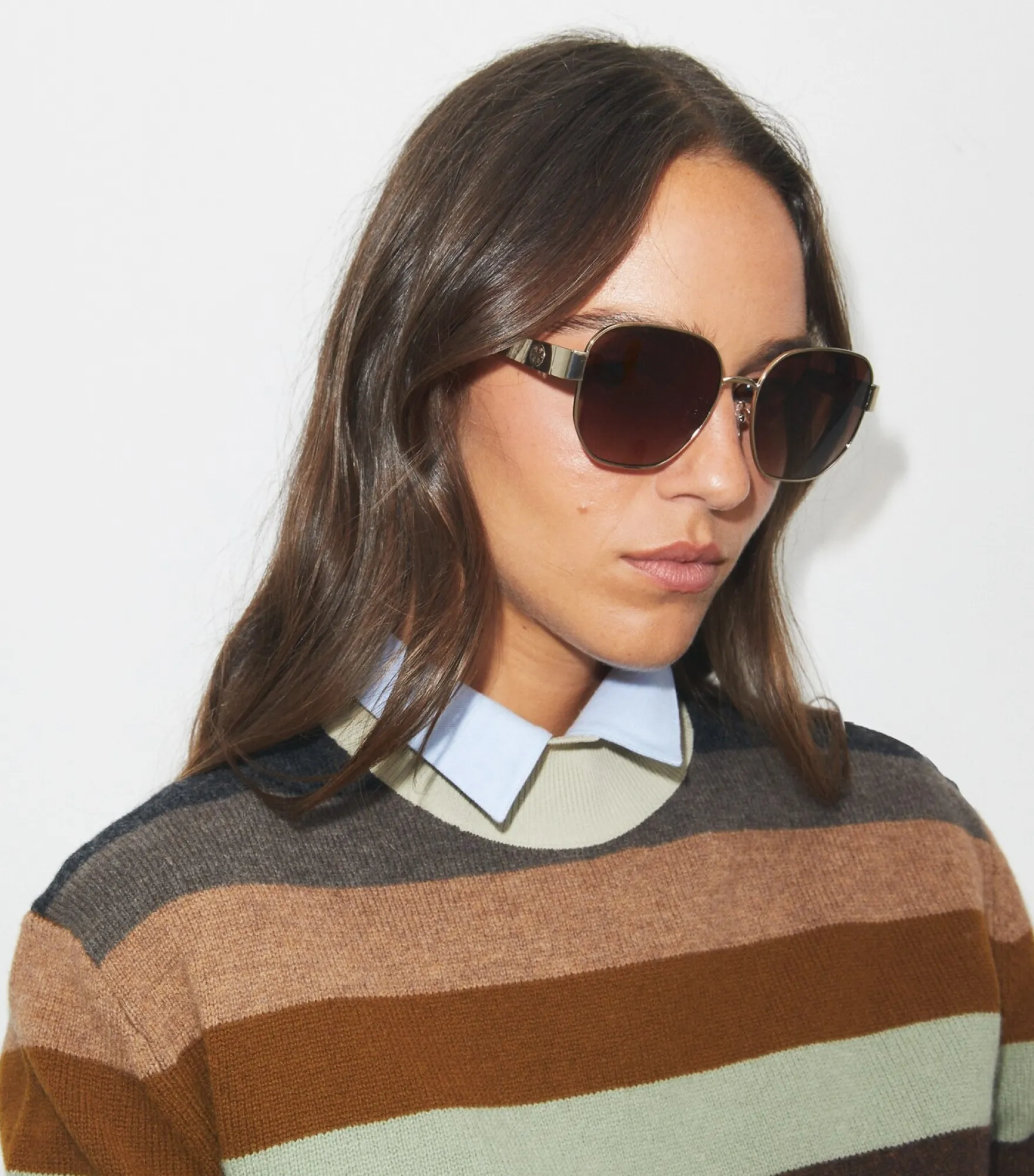 QUADRATISCHE MILLER SONNENBRILLE AUS METALL
