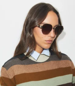 QUADRATISCHE MILLER SONNENBRILLE AUS METALL