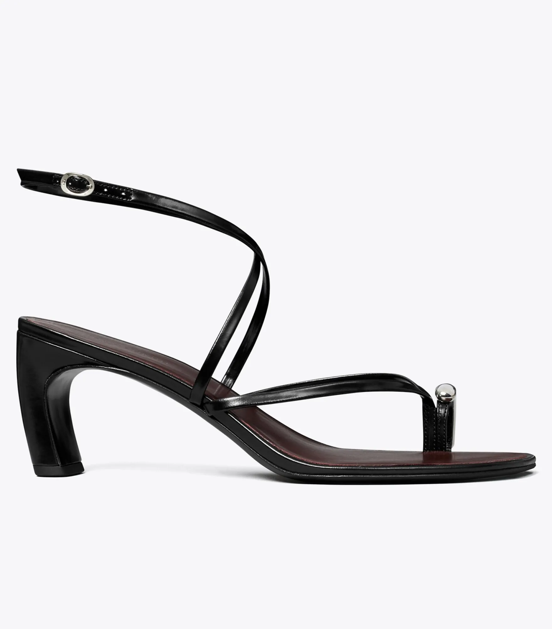 RIEMCHENSANDALETTE MIT PIERCINGDETAIL