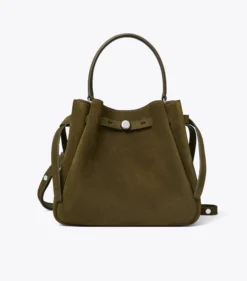 ROMY BUCKET BAG AUS WILDLEDER