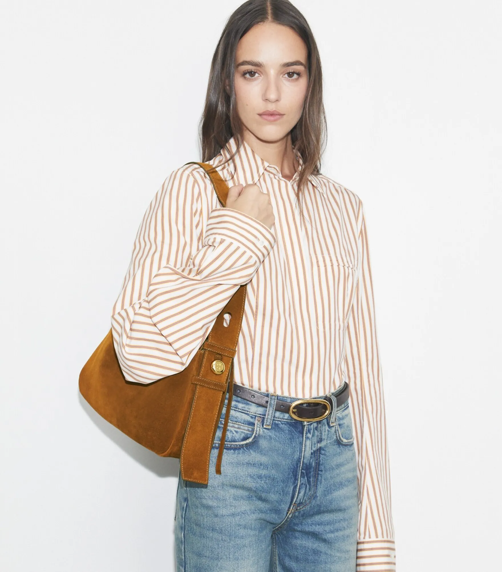 ROMY SCHULTERTASCHE AUS WILDLEDER